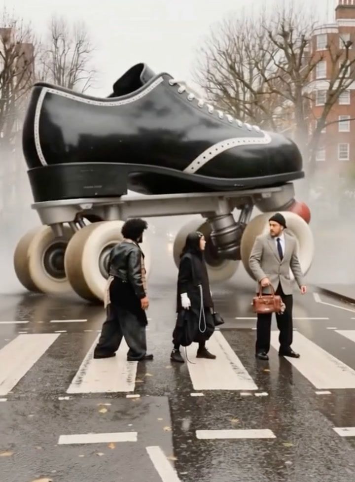Giant Sneaker Scene
