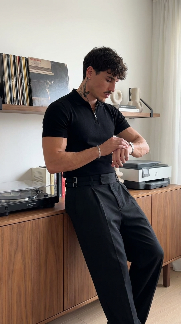 All black style