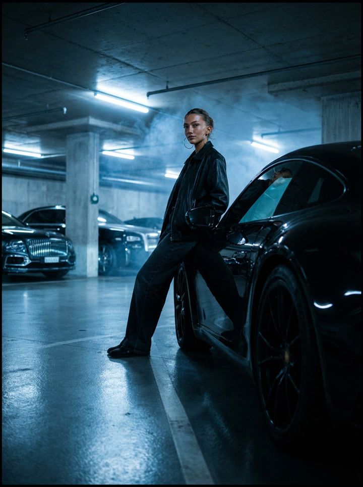 Noir Garage Shot