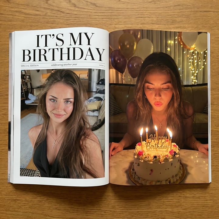 Birthday Magazine Cover