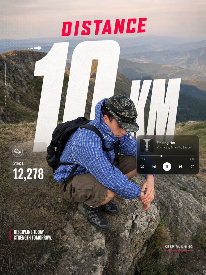 10K Runner Poster
