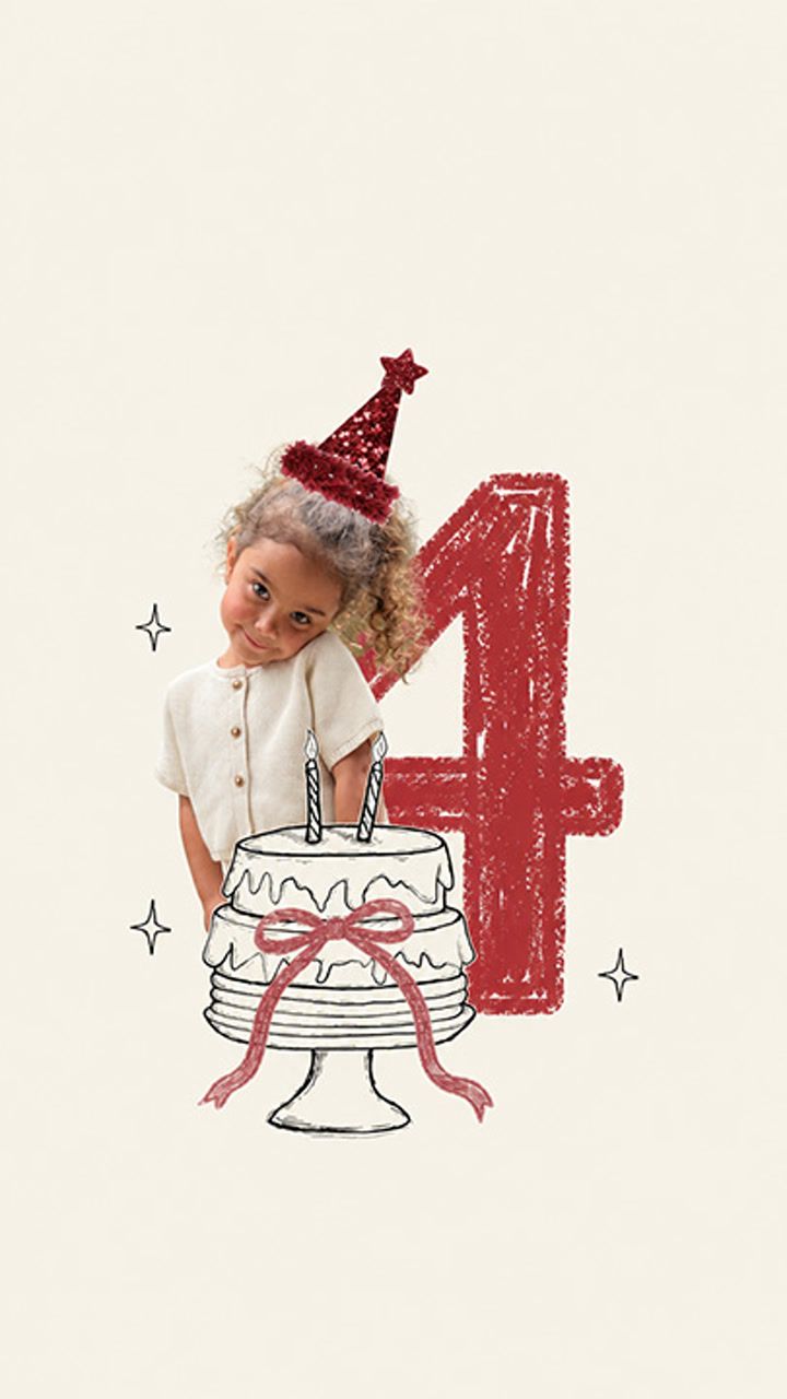 Crayon Birthday Collage