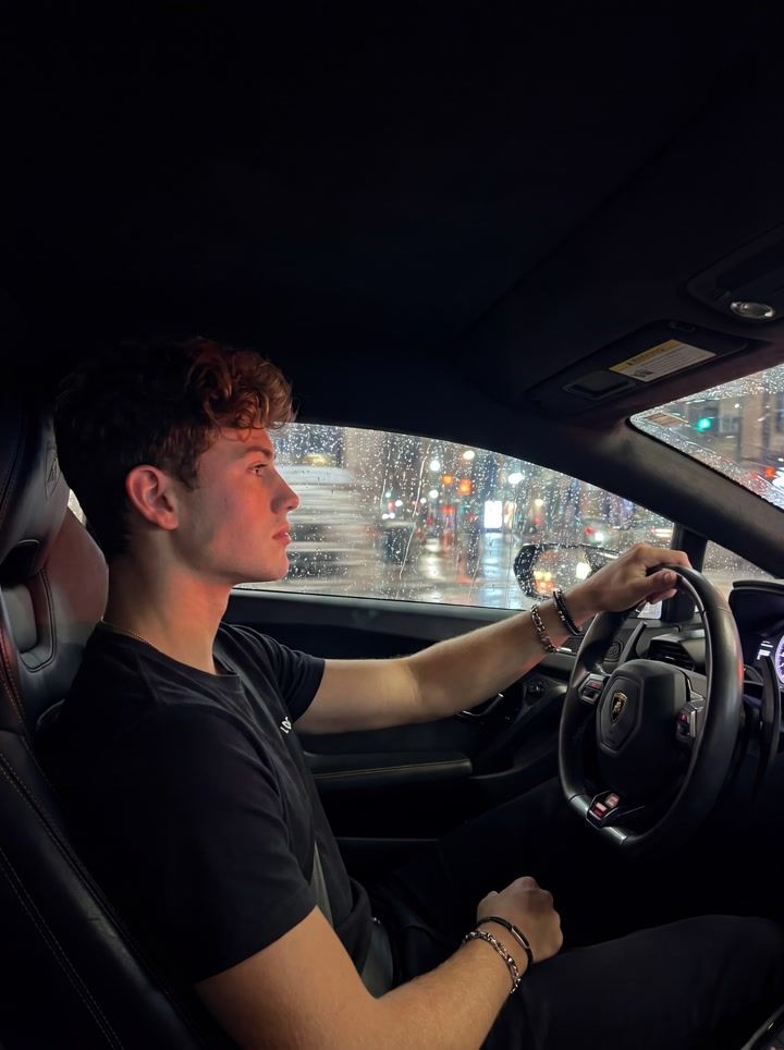 Rainy Supercar Interior