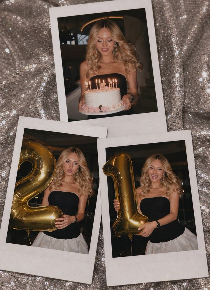Birthday Three Polaroid
