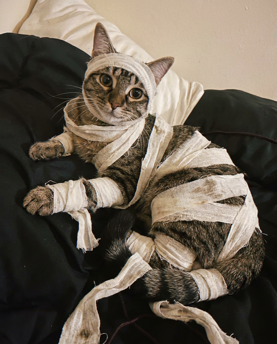 Mummy Halloween Portrait