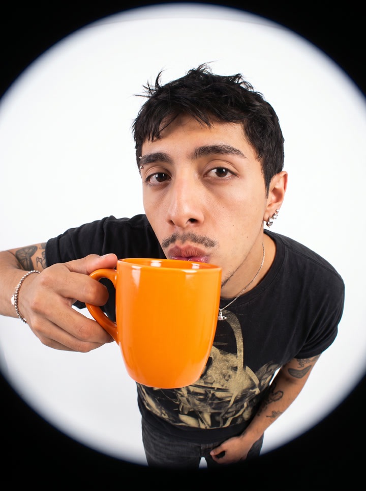 Fisheye Coffee Shot