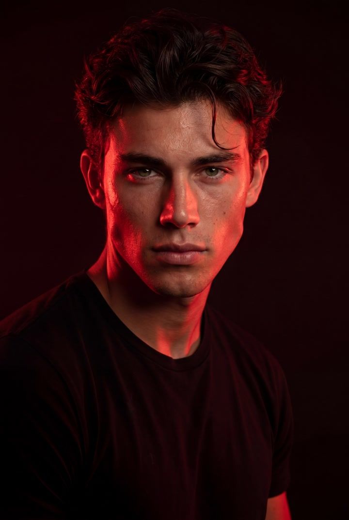 Red Light Portrait